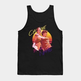 Call Me By Your Name Retro Sunset Tank Top